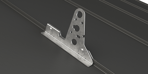 Infästning - Falsfäste med integrerad hållare
